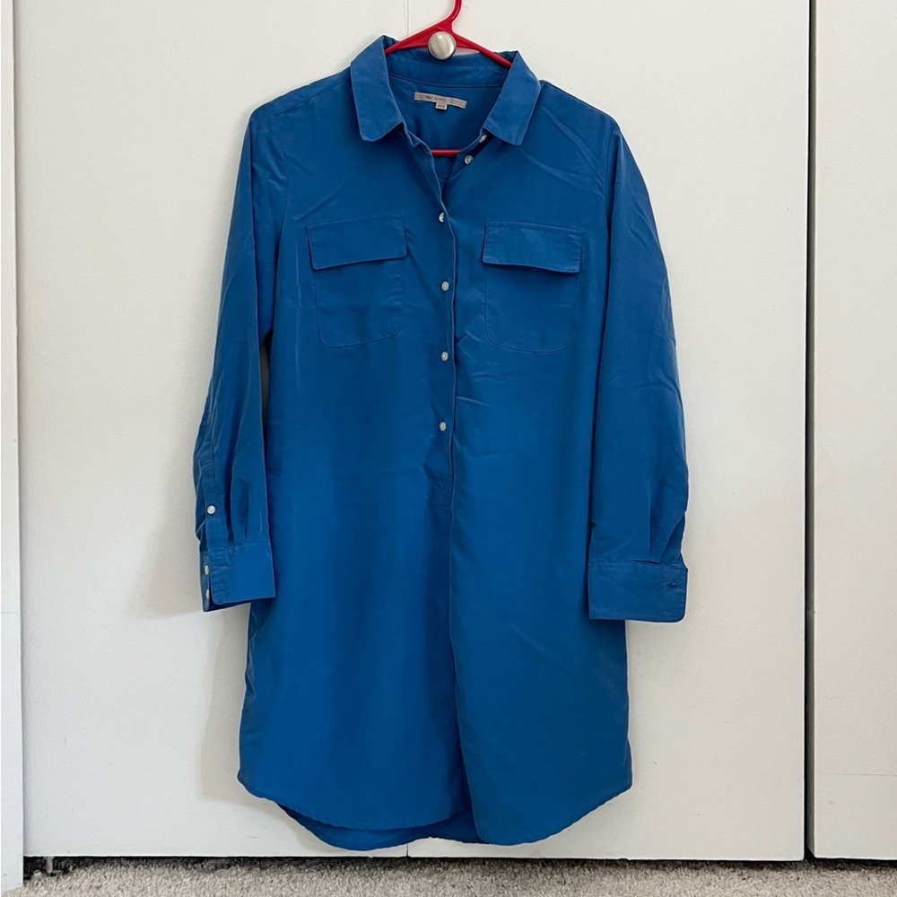 Super Soft Shirt Dress Blue from GAP SZ XSP